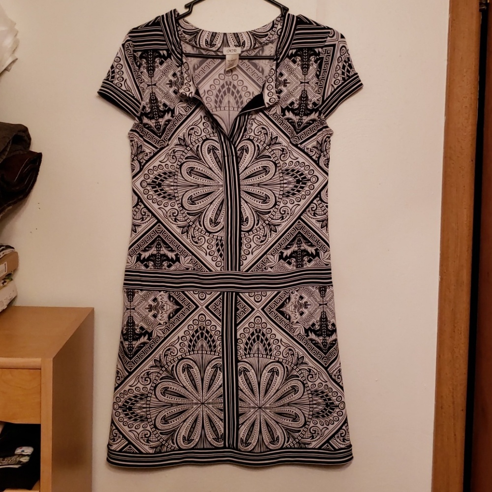 Cache small black and white print dress